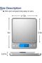 Digital Kitchen Food Scale High Accuracy 500g by 0.1g. Multifunction Digital Gram Scale - 2