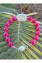 Elegant Bracelet with Natural Ruby Stone and Pearl Detailing - 5