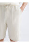 Gray Comfortable Fit Men's Muslin Shorts - 6