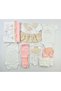 Baby Girl 0Rganic 0-3 Months Flowered Ruffled 10-Piece Hospital Release Zibin Set - 3
