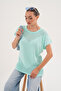 Washable 100% Cotton Knit T-Shirt - 7