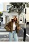 Oversize Crop Suede Coat - 3