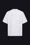 Diamond Printed Oversize White T-Shirt - 2