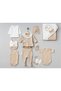 Organic Baby Girl 0-3 Months Fancy Teddy Bear 10-Piece Hospital Release Zibin Set - 3