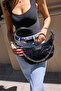 Jade Women's Black Sequin Crossbody Imported Shoulder Bag - 6