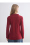 Women's T-Shirt with a Turn-Down Roba Collar from Uzg Store for Style Enthusiasts - 5