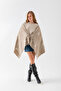 Leaf Pattern Shoulder Wrap, Stylish Comfortable Shoulder Wrap Suitable for Dual Use, Knitwear Shoulder Wrap, Shoulder Wrap - 2