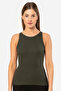 3403 Women's Halter Neck Ribbed Tank Top