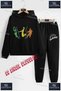 Children's Unisex "Basketball Player 3 Colors" Custom Printed Hoodie Tracksuit Set