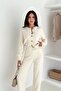 Large Rose Button-Detail Knit Top and Bottom Set AW25AU0001 - 4