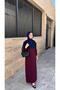 508 Knitwear Dress Burgundy - 2
