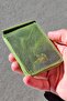 Green Men's Wallet Genuine Leather Money Clip Vintage Card Holder - 6