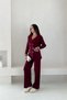 Double Breasted Collar Pocketed Knitwear Bottom Top Set Aw25Au0002 - 5