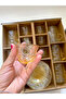 Cut Crystal Glass Tea and Mirra Set - Arabic Coffee Set Tea Set 18 Pieces for 6 People - 4