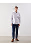 Regular Fit Long Sleeve Striped Men's Shirt - 2