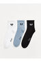 Alita City Lcw Dream Ecru Printed 3-Pack Women's Socks with a Difference