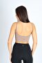 حمالة صدر رياضية ذات حمالة بلون بني حليبي من Crop Fit - 5