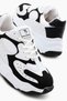 Women's White Black Mesh Comfortable Fit High Sole Lace-Up Sports Shoes - 4