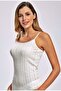 Tutku-Women's Rope Strap Jacquard Cotton Mixed Color 6-Piece Undershirt - 4