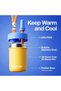 Kids Water Bottle with Carrying Rope and Straps | Vacuum Insulated Stainless Steel 16oz - 4
