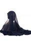 Instant Hijab for Women with Under Scarf Tube Cap Turban Wrap- Navy