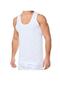 Men's White Combed Cotton Tank Top 6 Pack Passion12321221 - 2