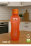 Set of 2 Water Bottles 1000 ml Flask, Bpa Free, Blue-Orange Pp-5 for Home-Work-Sports - 3