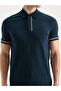 Esvab • Modern & Distinctive Devrik Roba Collar Pique Men's T-Shirt - 4