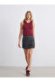 Alita City Xside Burgundy Knitwear Plain Women's Sweater with a Difference - 2