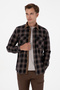 Men's Brown Long Sleeve Shirt 50313432-Vr029 - 3