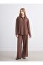 Textured Oversize Women's Shirt - 2