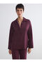 Alita City Lcw Vision Plum Poplin Women's Shirt with a Difference