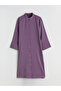 Alita City Lcw Modest Purple Oversize Modal Blended Women's Shirt Tunic with a Difference - 5