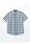 Nevavm Men's Regular Fit Dobby Pocket Shirt with Difference - 5