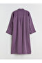Alita City Lcw Modest Purple Oversize Modal Blended Women's Shirt Tunic with a Difference - 6