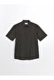 Nevavm Regular Fit Short Sleeve Plaid Men's Shirt with Difference - 5
