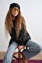 Thin Quilted Jacket Black - 2