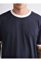 Crew Neck Combed Cotton Men's T-Shirt - 3