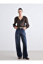 Lcw Vision V-Neck Ruffled Chiffon Blouse - 2