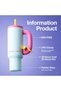 CHaKOLAB BaWangCUP Stainless Steel Insulated Tumbler with Handle and Straw, BPA Free, 950 ml - 4