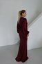 Women's Imported Scuba Crepe Fabric Dress with Sleeves and Chest Chiffon Stone Embellishment, Lined, Special Design - 5