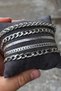 5Pcs Stainless Steel Bracelet Set Gift for Husband Wife Friend Lover Scb76 - 4