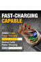 كابل شحن مضفر معزز من Lightning إلى USB بطول 4 أقدام - 4