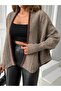 Women's Knitwear Beard Poncho Cardigan - 4