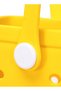 EVA Rubber Beach Tote Bag with 5 Summer Charms for Women & Family - (Yellow - Large) - 5