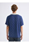 Create Your Style with Uzg Store: Blue Polo Collar Printed Men's Fan T-Shirt - 4