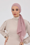 Chiffon Turban with Inner Hat - Pink - 4