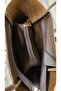 Women's Large Shoulder Bag with Faux Leather Lock Detail - 4