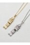 Non-Tarnish Steel Zircon Stone Movable Fish Necklace - 7