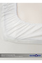 Queen Size Striped Fitted Elastic Bedsheet with 2 Pillow Cases 180 x 200 Cm (White) - 4